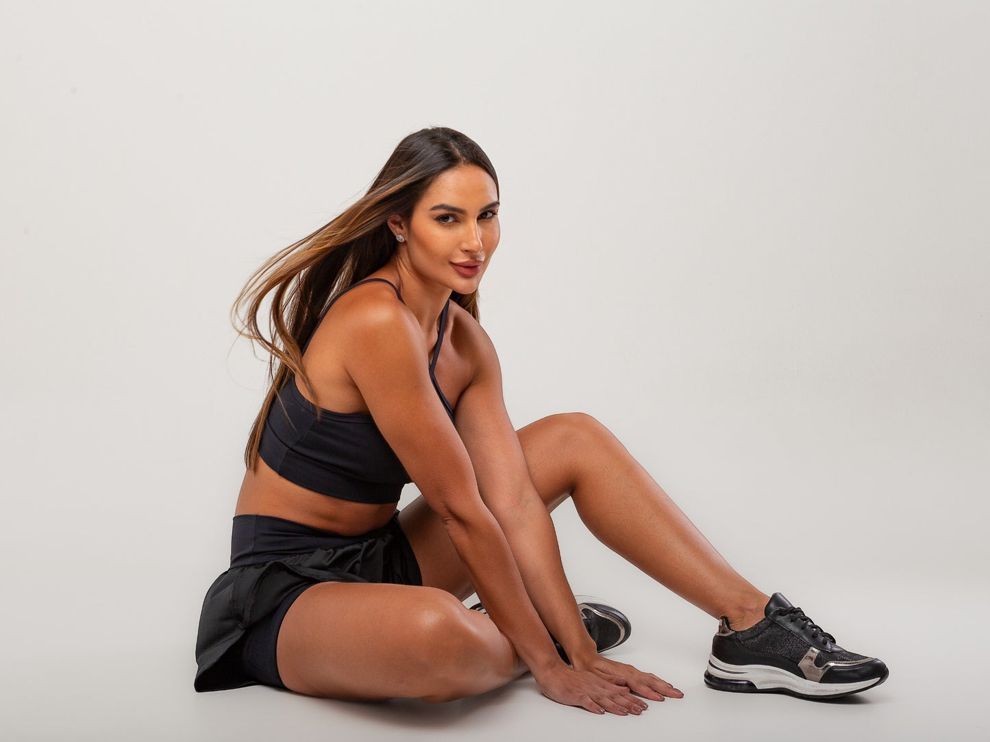 Shorts Duplo em Poliamida | Performance, Conforto