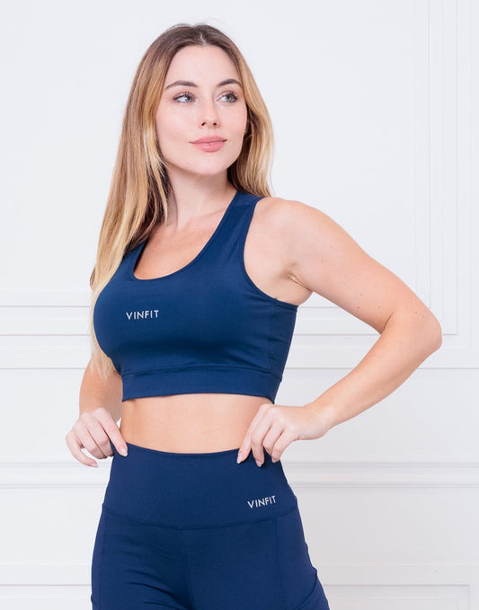 Top Basic Vinfit Nadador Poliamida | Toque Suave e Respirável