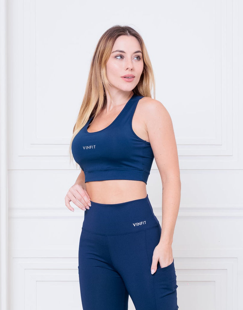 Top Basic Vinfit Nadador Poliamida | Toque Suave e Respirável