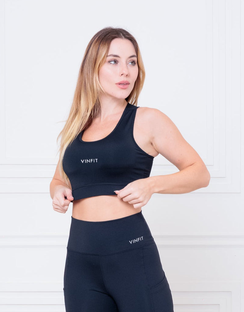 Top Basic Vinfit Nadador Poliamida | Toque Suave e Respirável