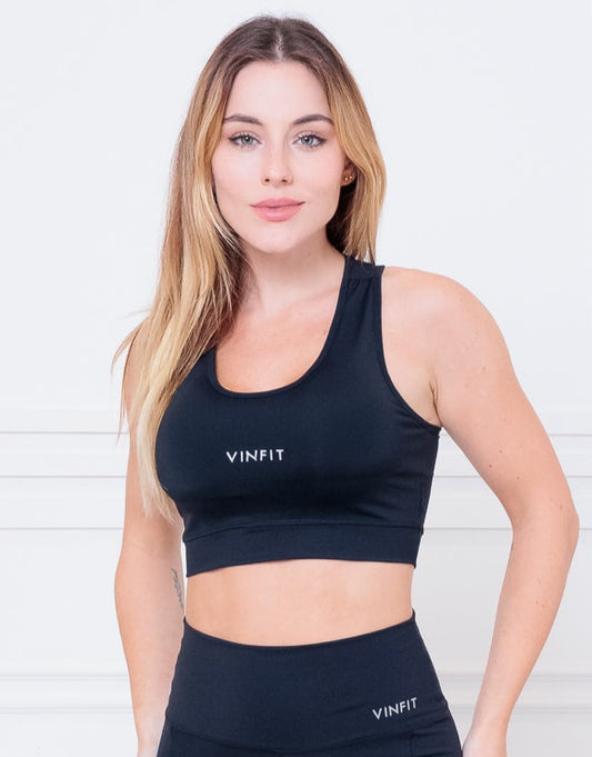 Top Basic Vinfit Nadador Poliamida | Toque Suave e Respirável
