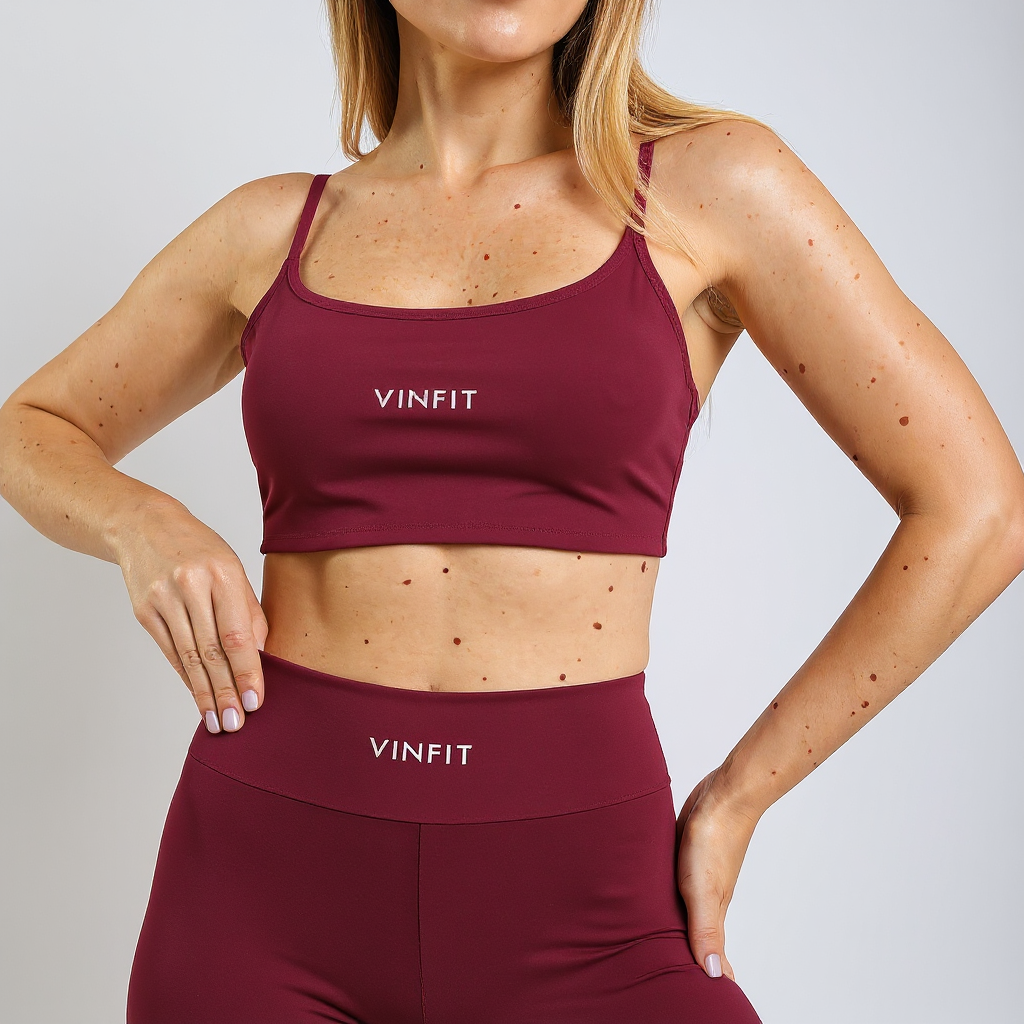 Top Alça Fina Vinfit Poliamida | Leveza e Liberdade de Movimento