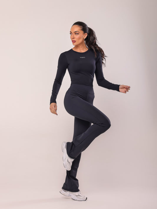 Calça Legging Flare