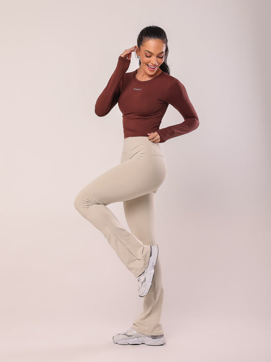 Calça Legging Flare