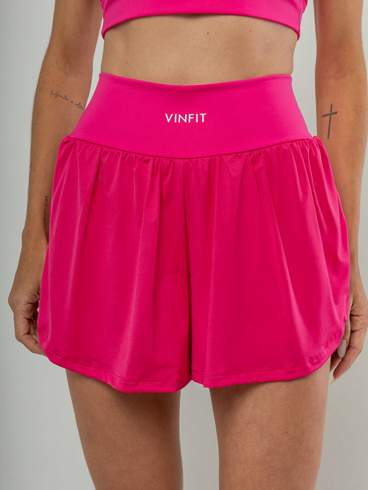 Shorts Duplo em Poliamida | Performance, Conforto