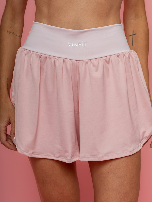 Shorts Duplo em Poliamida | Performance, Conforto