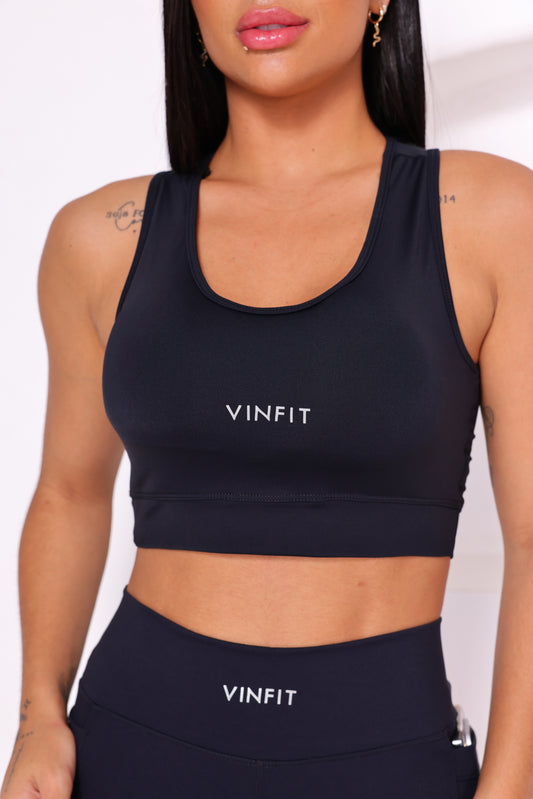 Top Basic Vinfit Nadador Poliamida | Toque Suave e Respirável