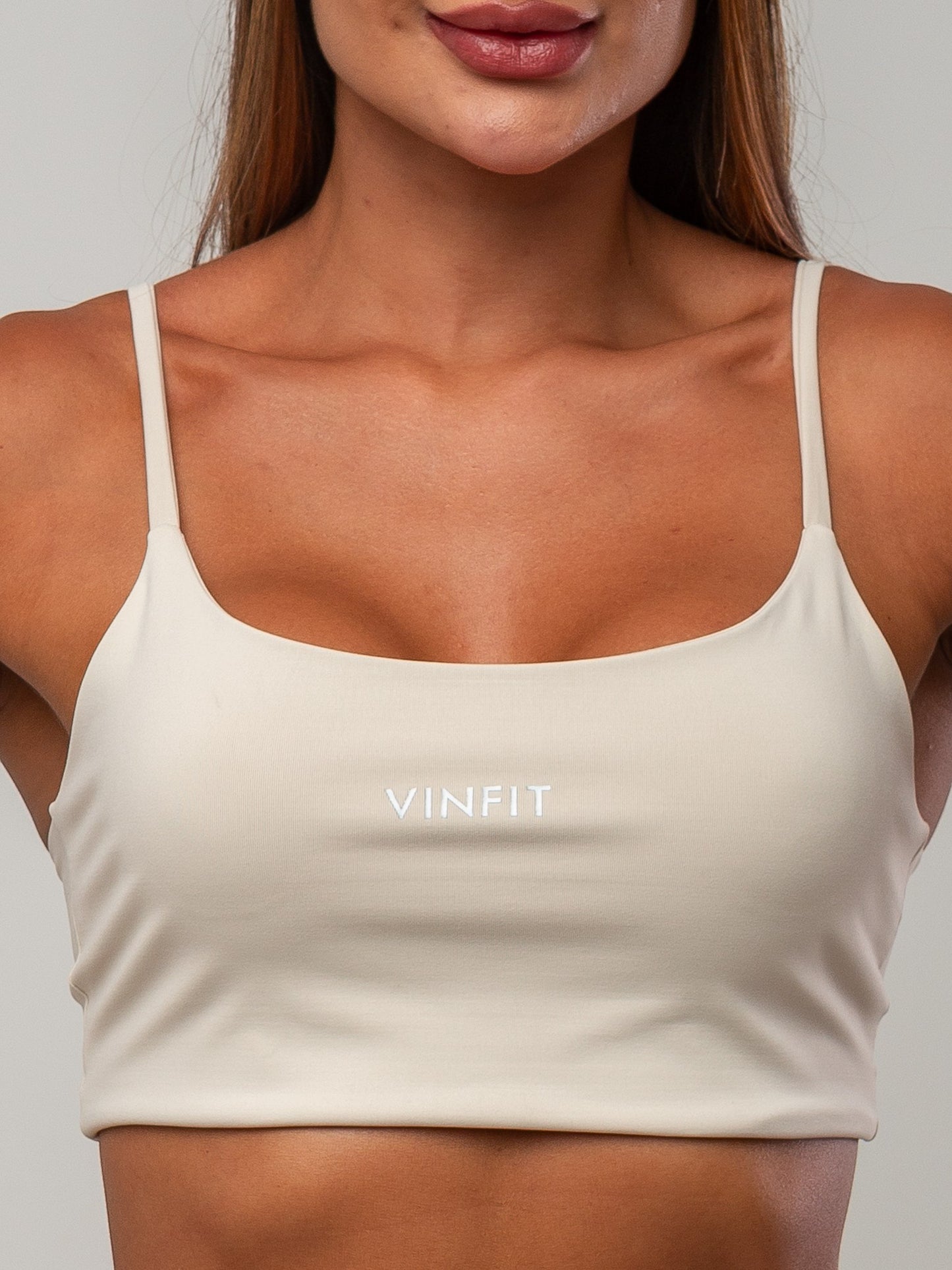 Top Alça Fina Vinfit Poliamida | Leveza e Liberdade de Movimento