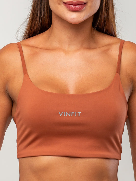 Top Alça Fina Vinfit Poliamida | Leveza e Liberdade de Movimento