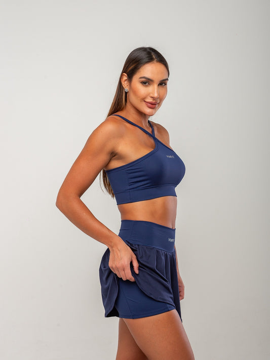 Shorts Duplo em Poliamida | Performance, Conforto