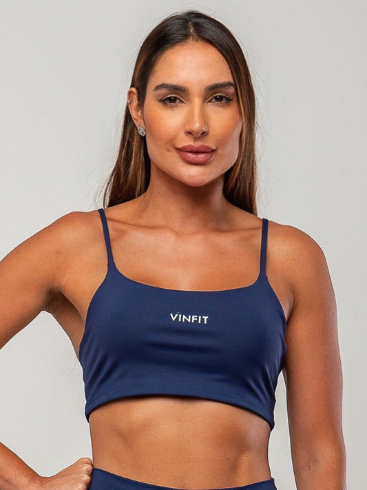 Top Alça Fina Vinfit Poliamida | Leveza e Liberdade de Movimento