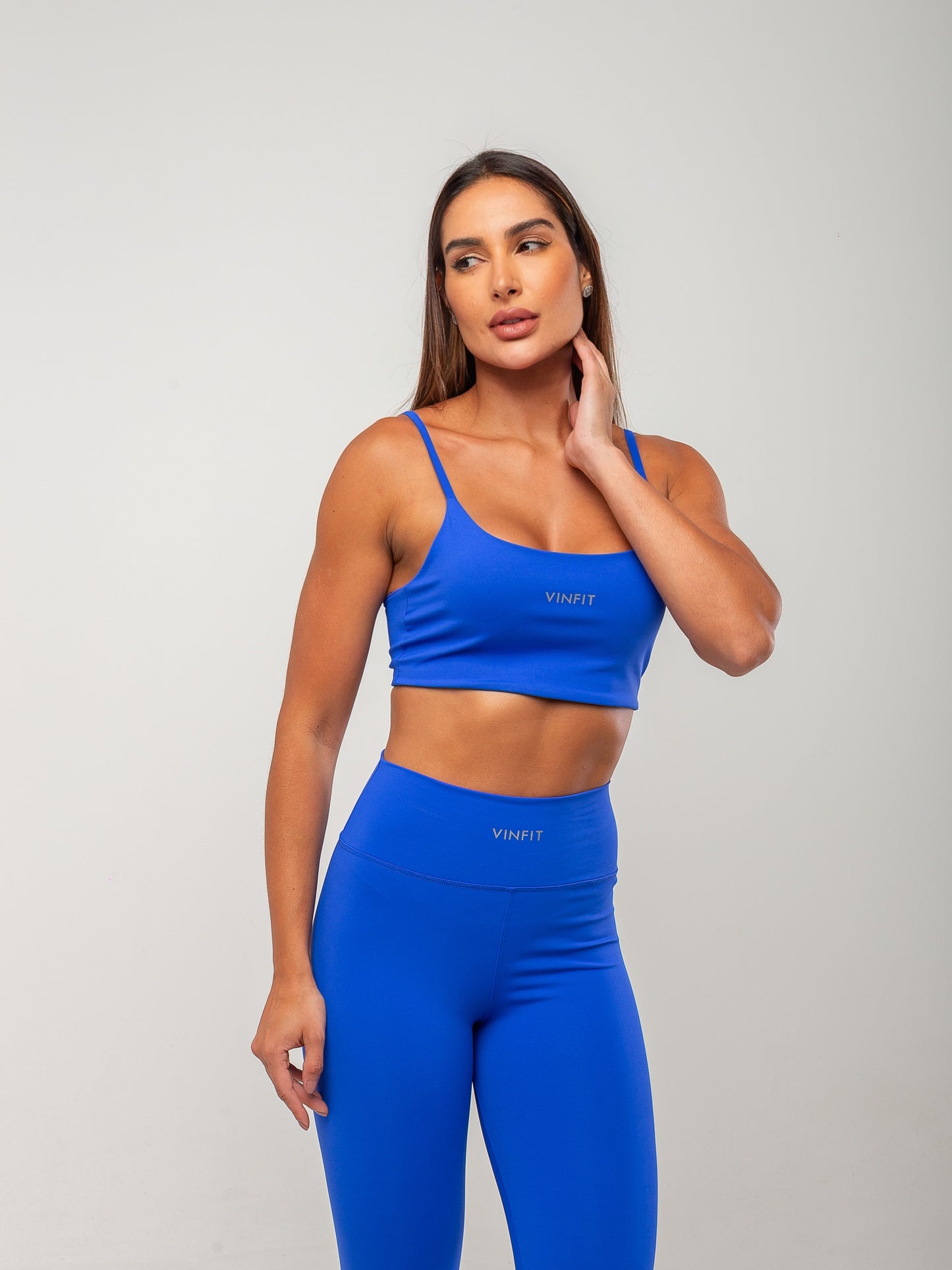 Top Alça Fina Vinfit Poliamida | Leveza e Liberdade de Movimento