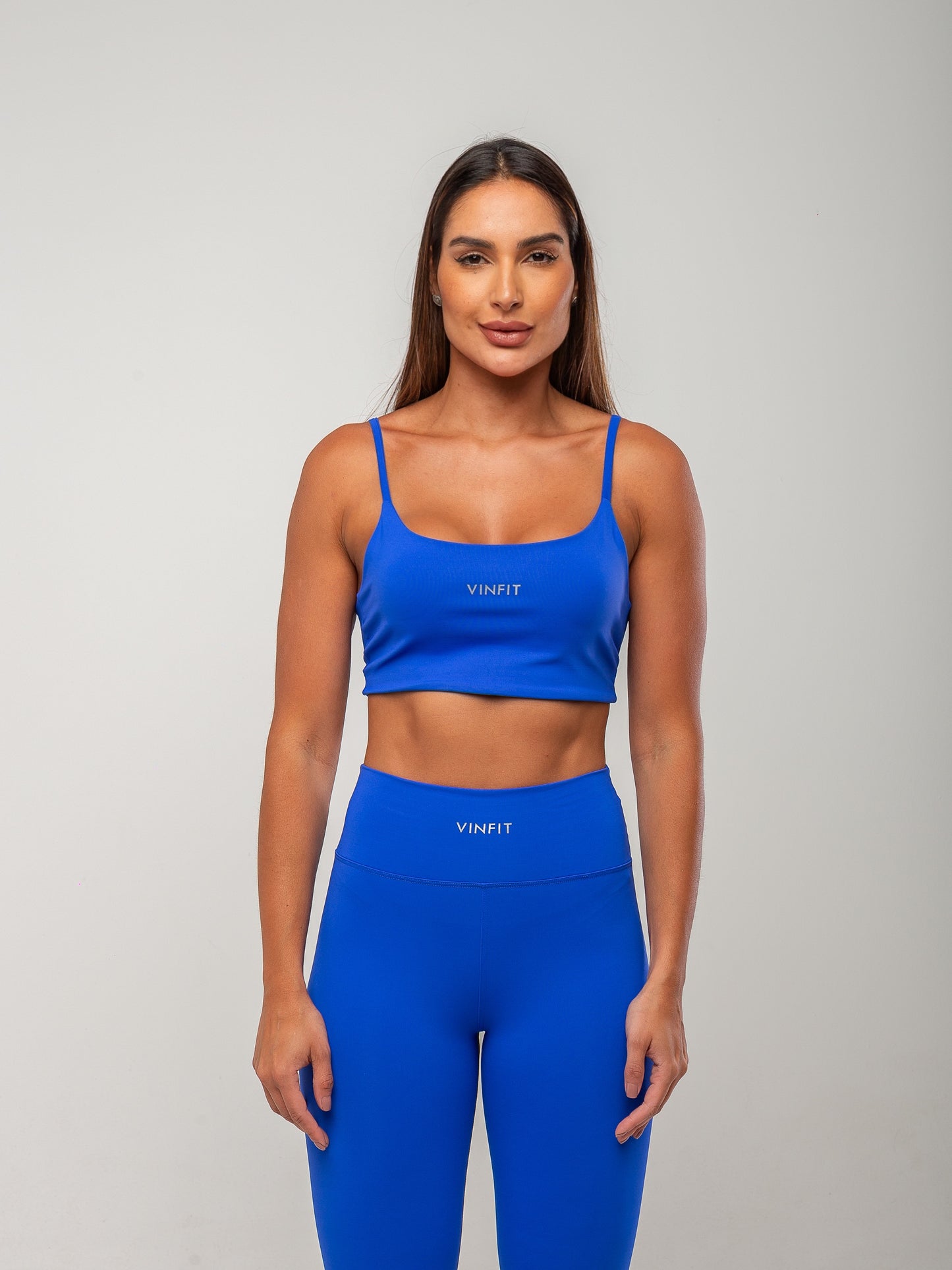 Top Alça Fina Vinfit Poliamida | Leveza e Liberdade de Movimento