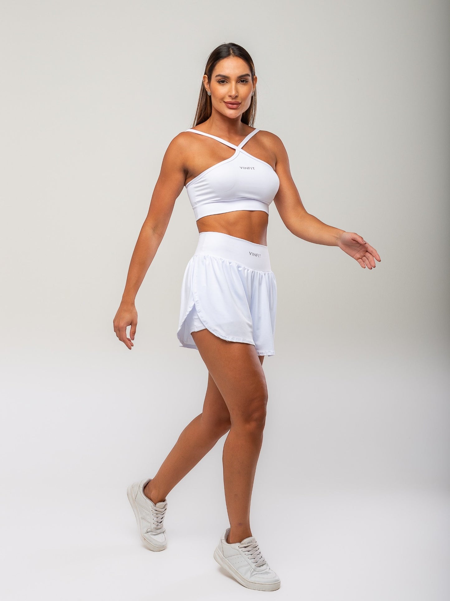 Shorts Duplo em Poliamida | Performance, Conforto