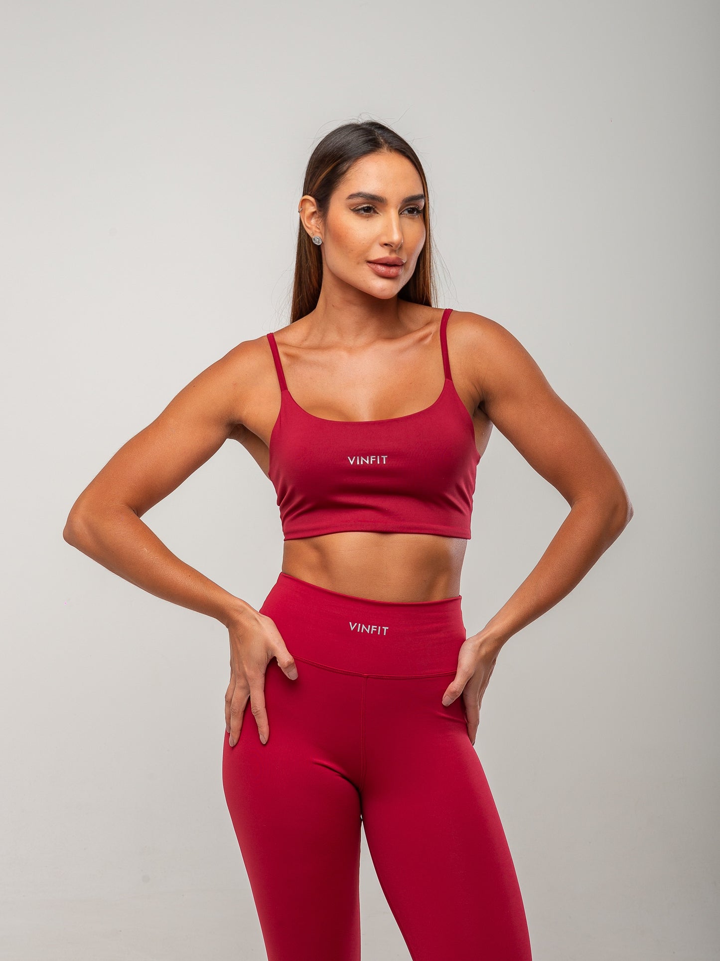 Top Alça Fina Vinfit Poliamida | Leveza e Liberdade de Movimento