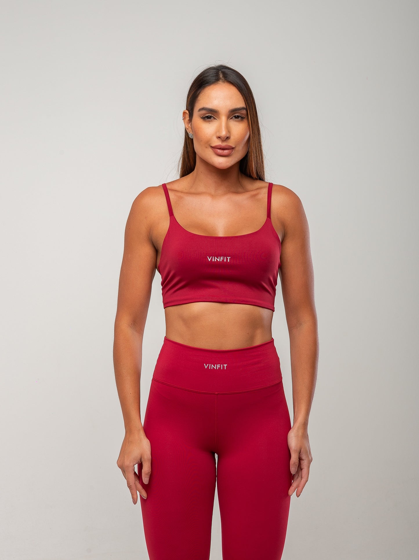 Top Alça Fina Vinfit Poliamida | Leveza e Liberdade de Movimento