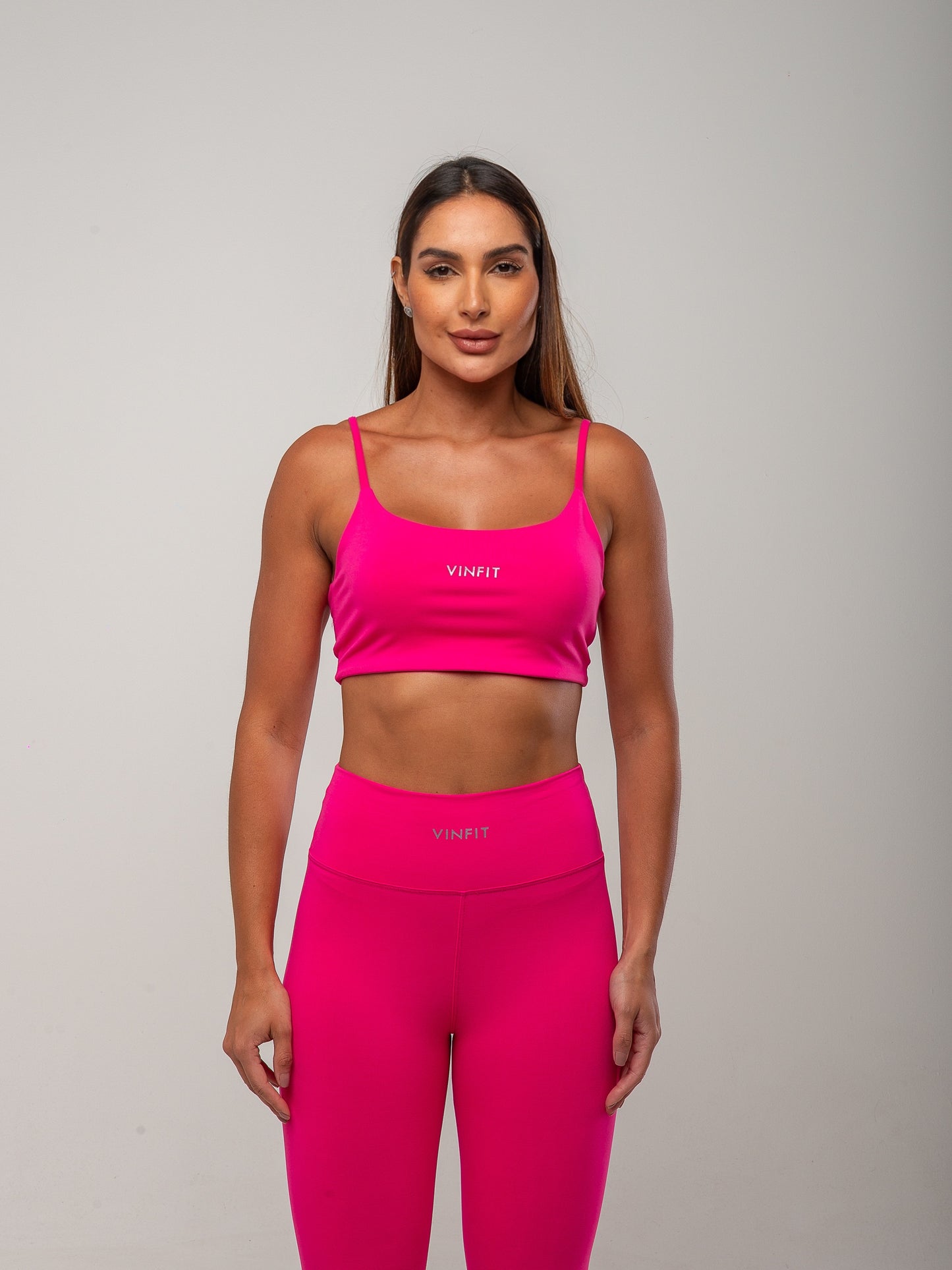 Top Alça Fina Vinfit Poliamida | Leveza e Liberdade de Movimento