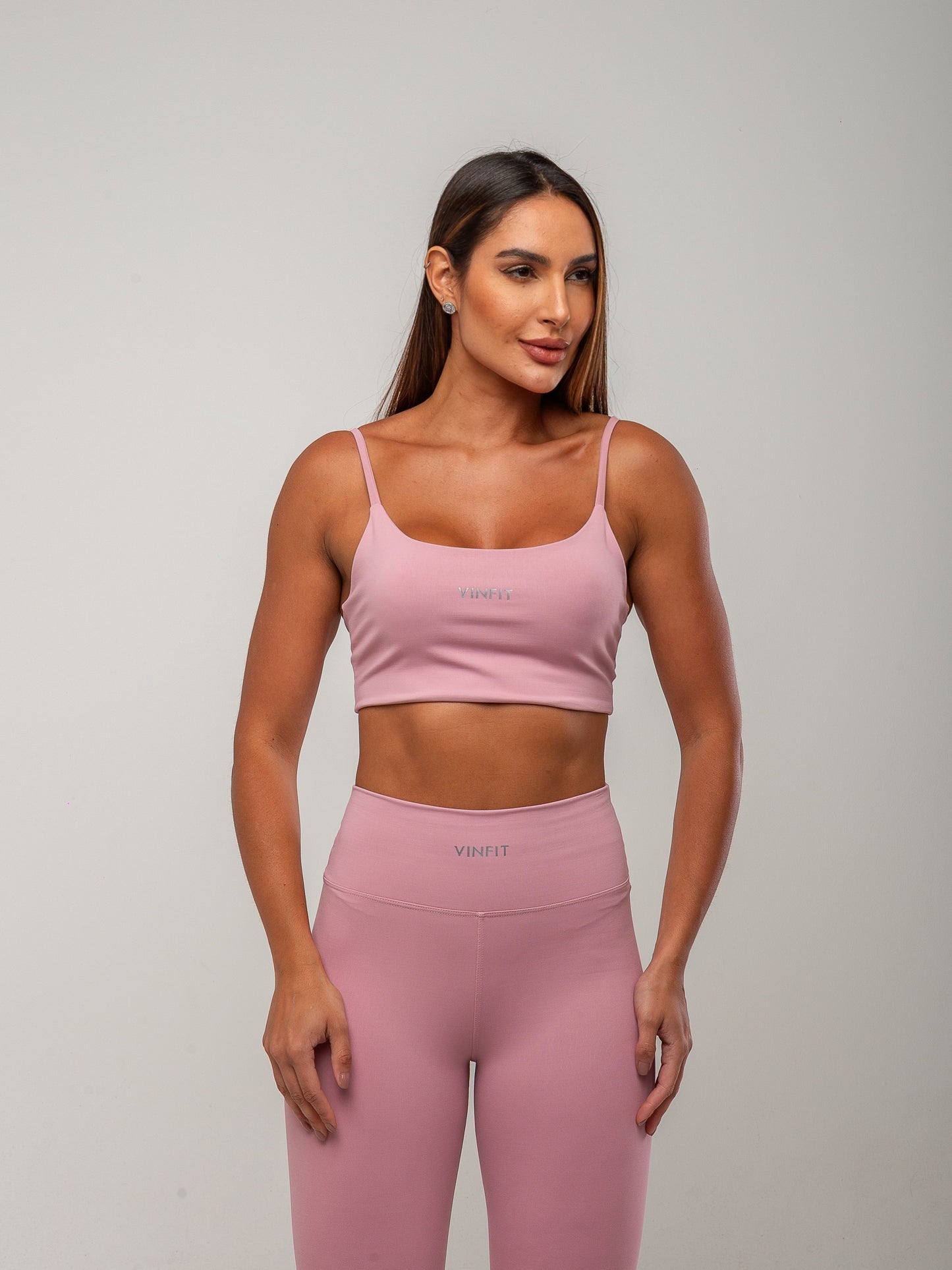 Top Alça Fina Vinfit Poliamida | Leveza e Liberdade de Movimento