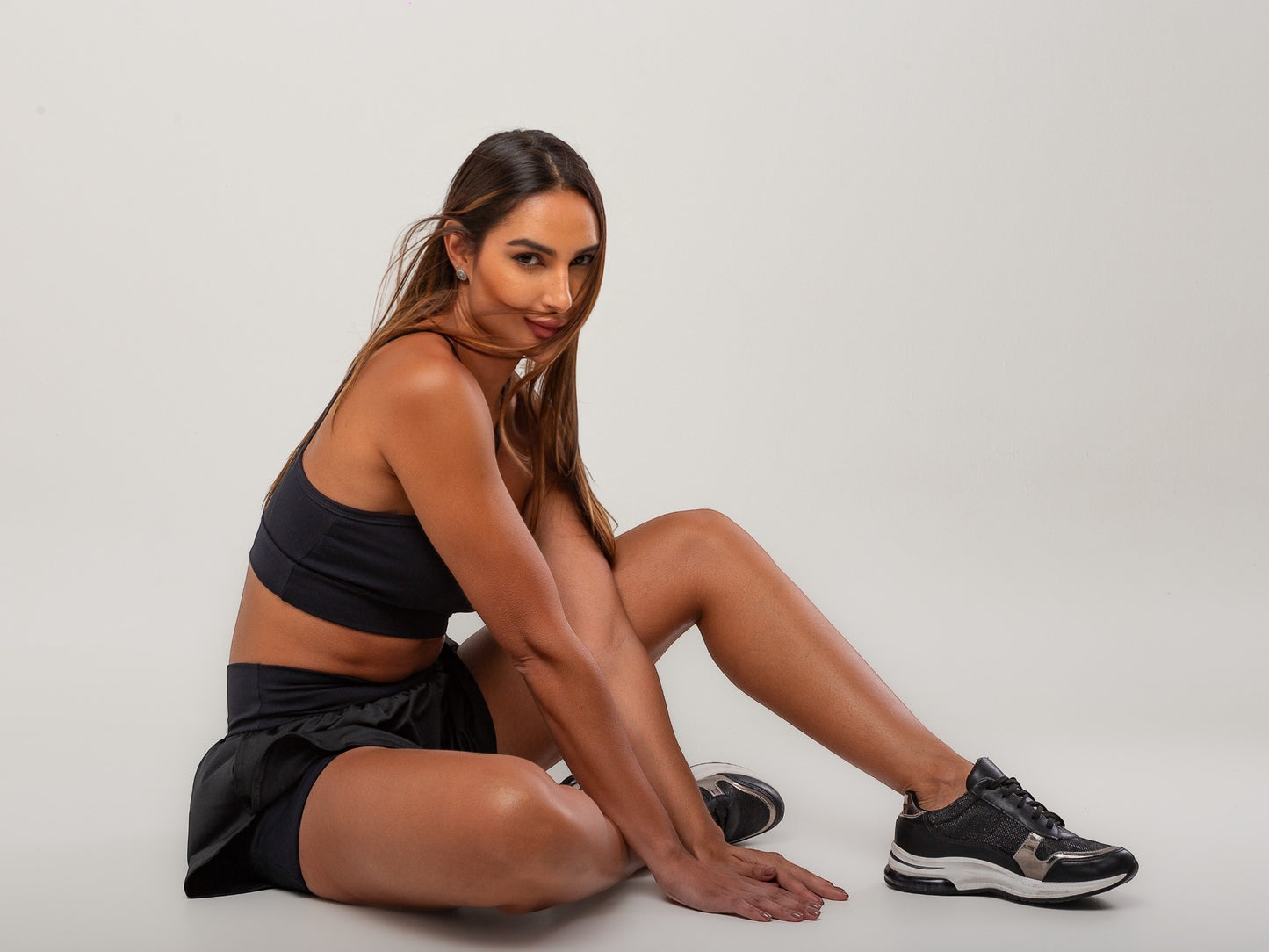 Shorts Duplo em Poliamida | Performance, Conforto