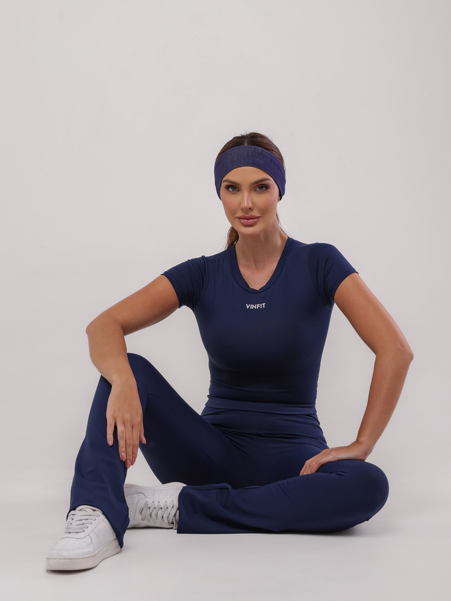 Calça Legging Flare Aurora em Poliamida