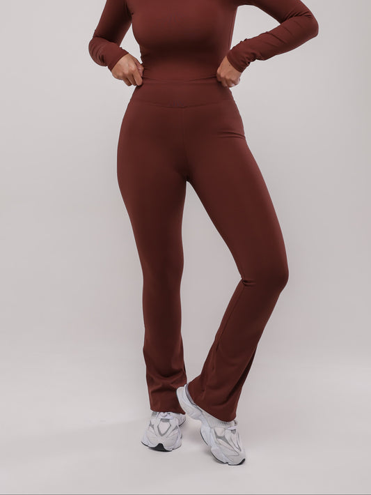Calça Legging Flare Aurora em Poliamida
