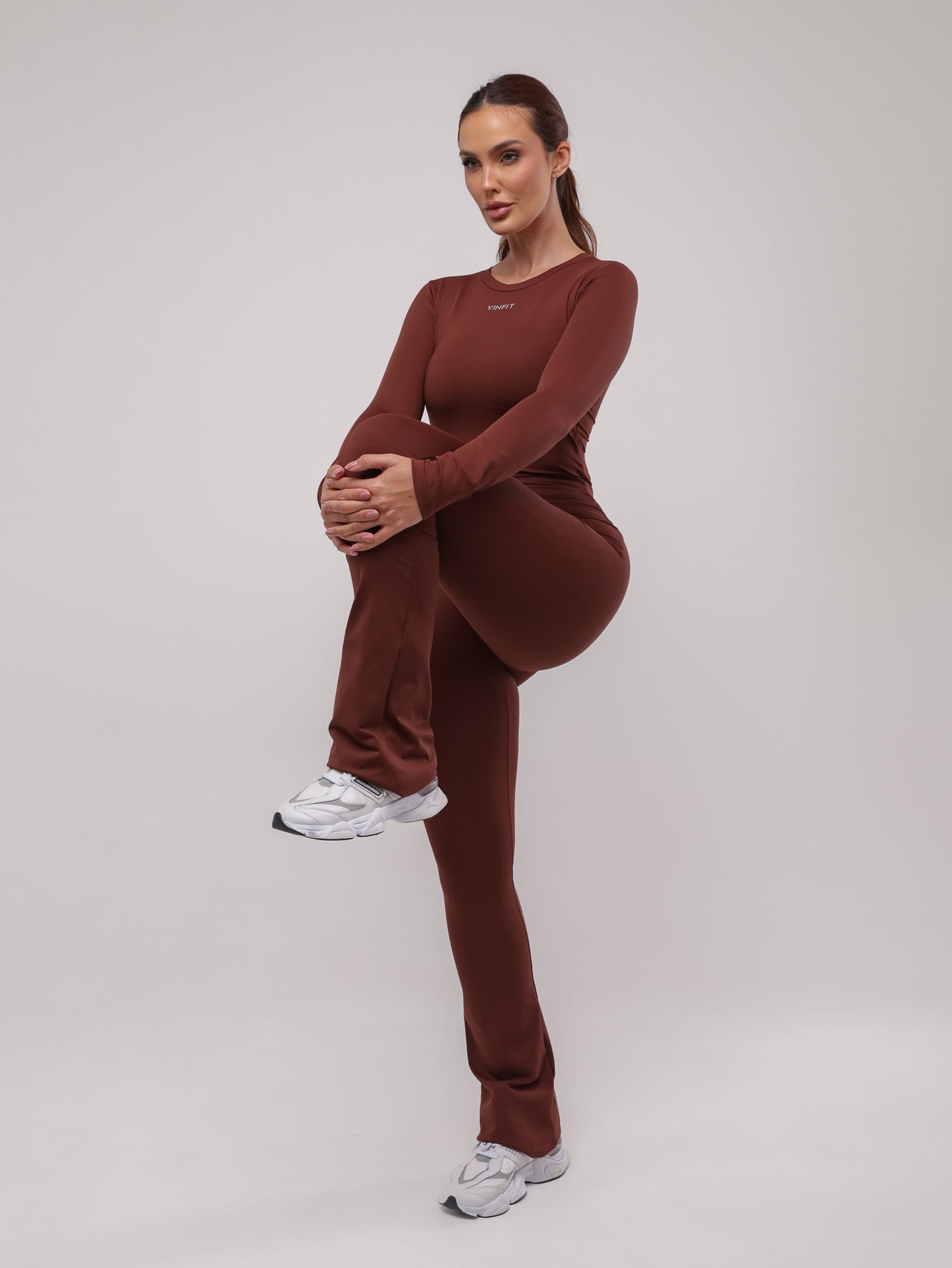 Calça Legging Flare Aurora em Poliamida