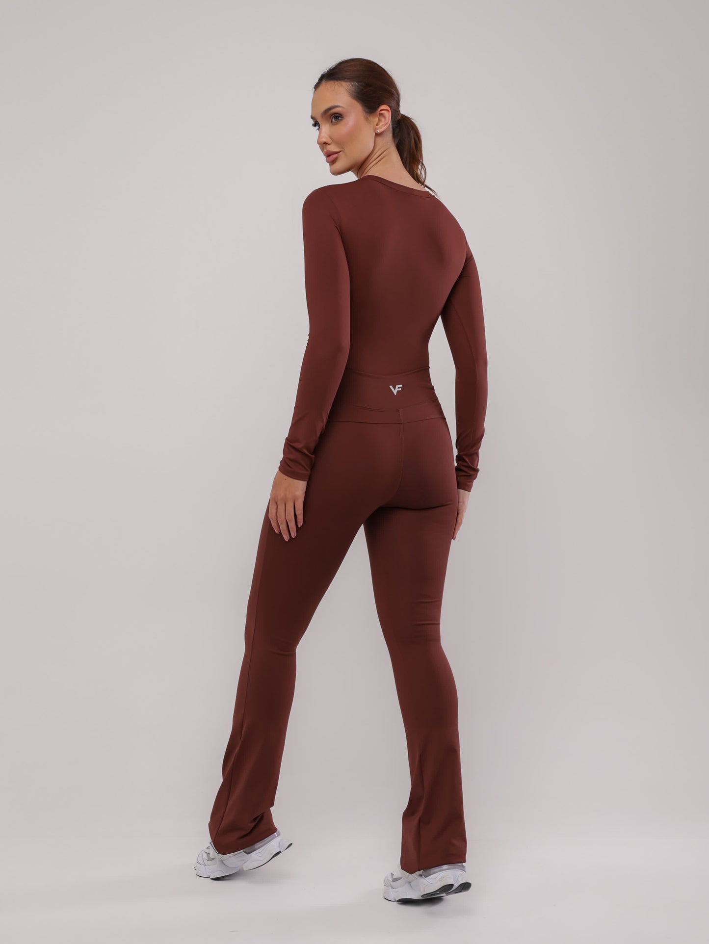 Calça Legging Flare Aurora em Poliamida