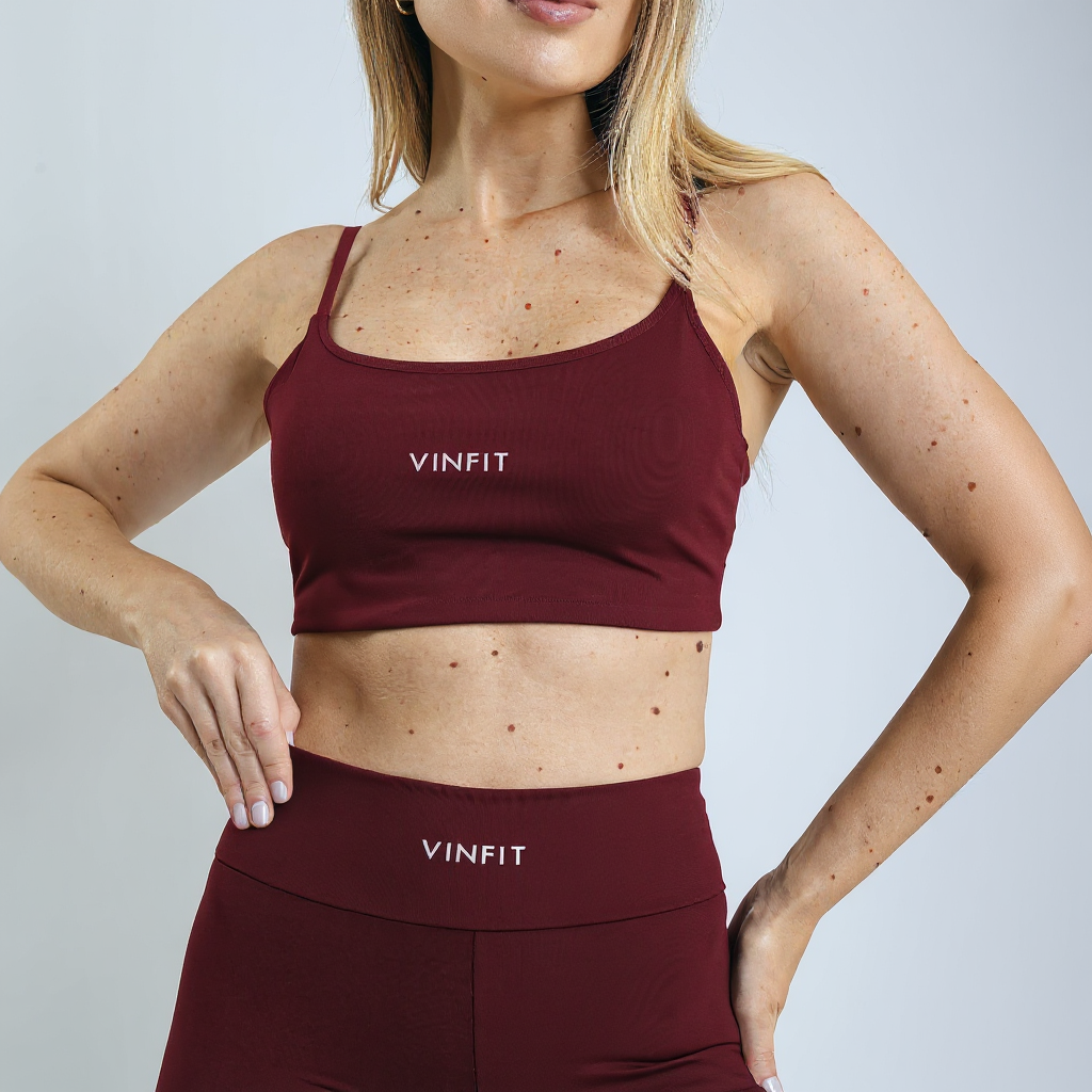 Top Alça Fina Vinfit Poliamida | Leveza e Liberdade de Movimento