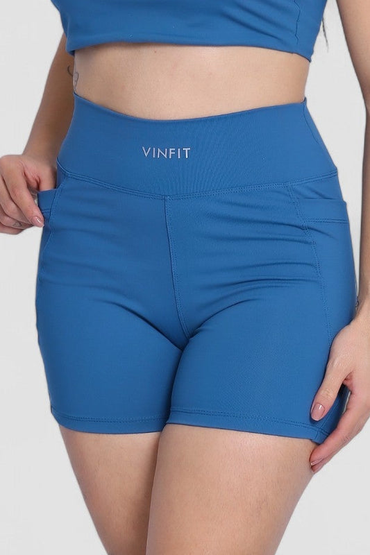 Shorts Basic com Bolso Vinfit Poliamida | Funcionalidade e Alta Performance