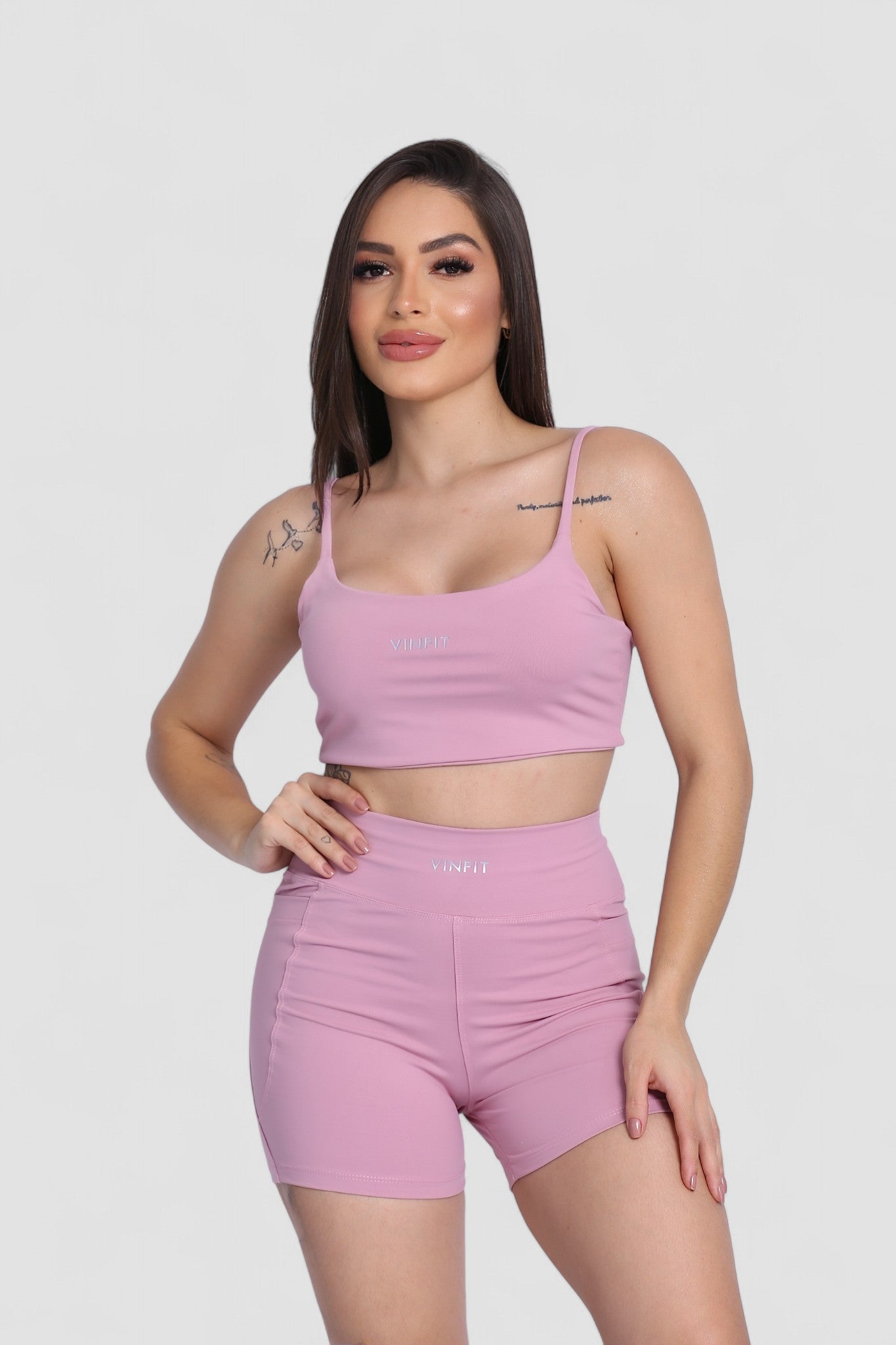 Shorts Basic com Bolso Vinfit Poliamida | Funcionalidade e Alta Performance