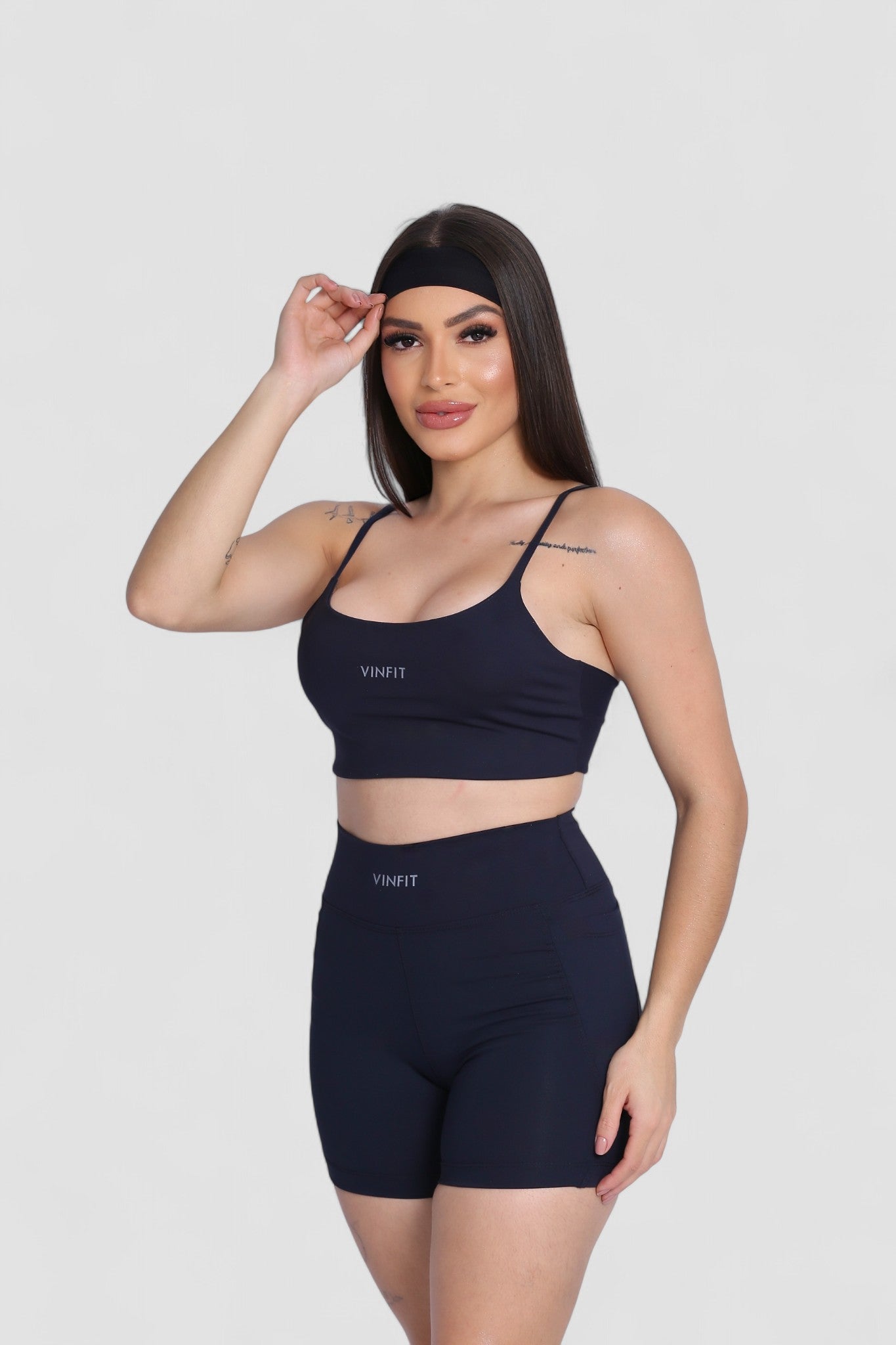 Shorts Basic com Bolso Vinfit Poliamida | Funcionalidade e Alta Performance