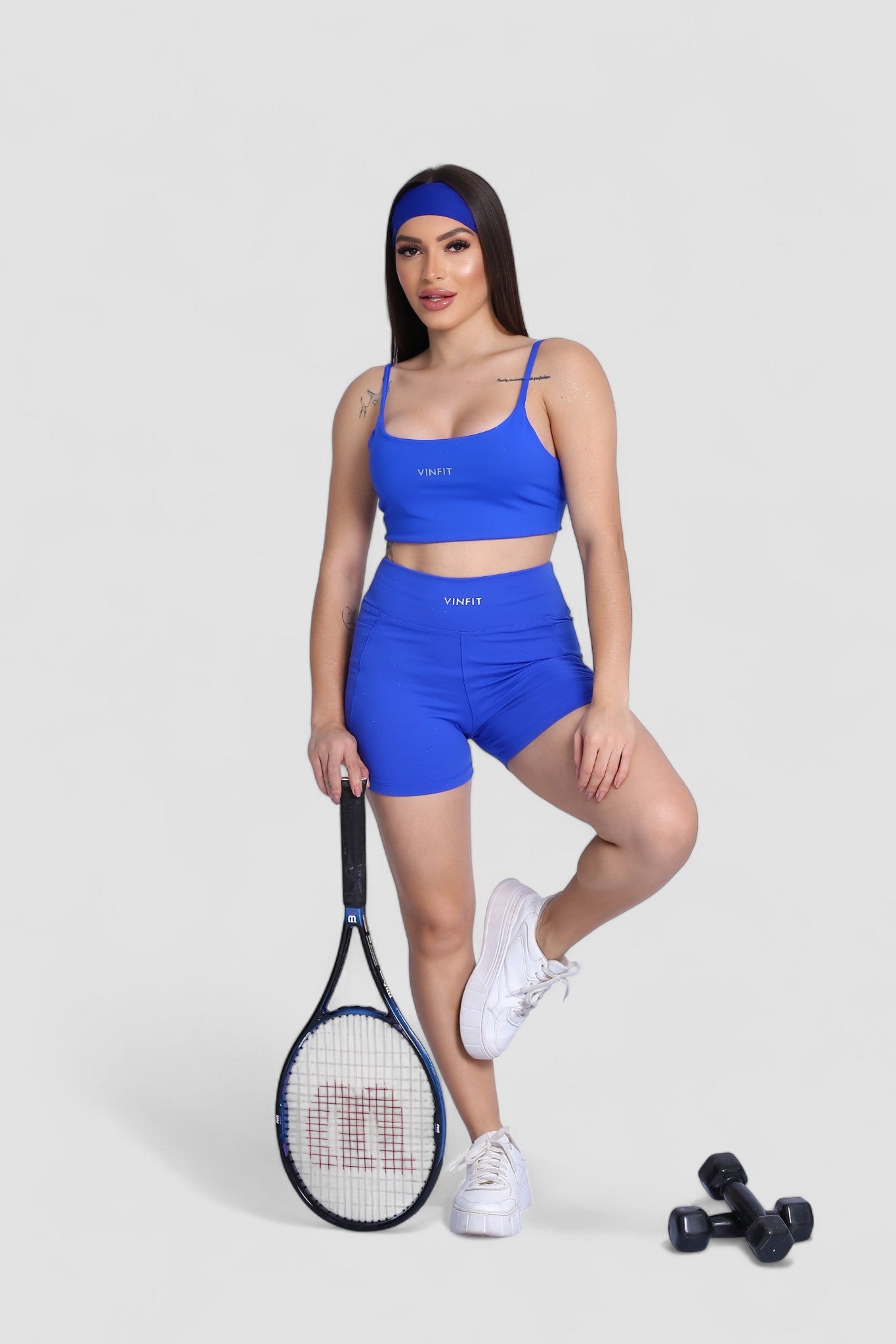 Shorts Basic com Bolso Vinfit Poliamida | Funcionalidade e Alta Performance