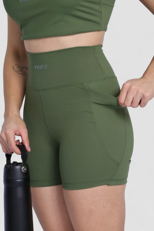 Shorts Basic com Bolso Vinfit Poliamida | Funcionalidade e Alta Performance