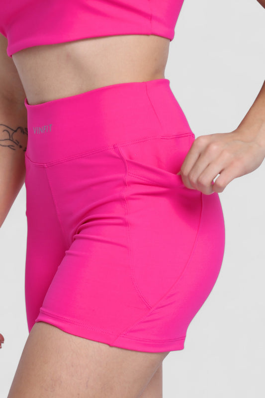 Shorts Basic com Bolso Vinfit Poliamida | Funcionalidade e Alta Performance