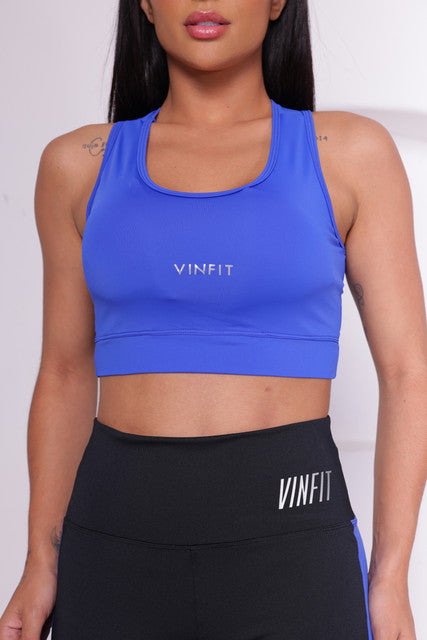 Top Basic Vinfit Nadador Poliamida | Toque Suave e Respirável